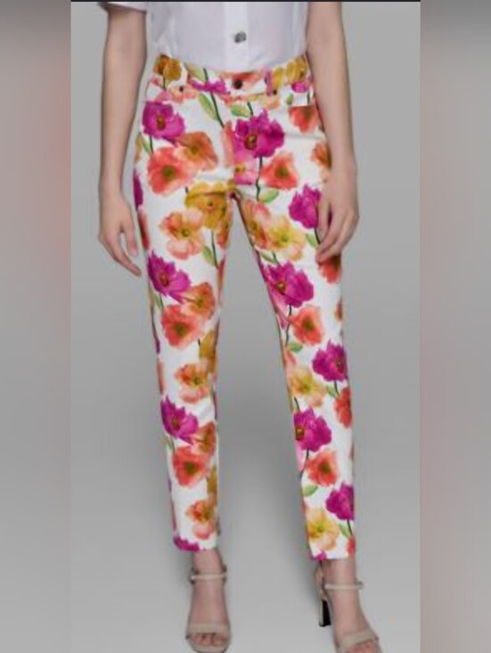 Karl Lagerfeld Denim - Karl Lagerfeld Paris Women's Floral-Print Straight-Leg Pants, NWT Size 14